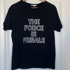 The force is female Rebecca minkoff tee